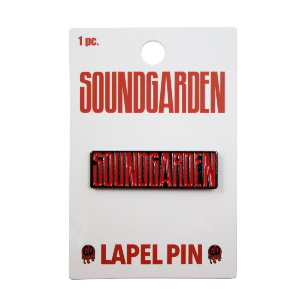 Soundgarden Enamel Pin - Band Logo 70s Grunge Rock Metal Music Apparel Gift NWT